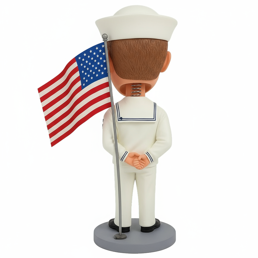 Gifts for Navy Sailors - Navy Sailors Custom Bobbleheads - Uniform Can Be Customized