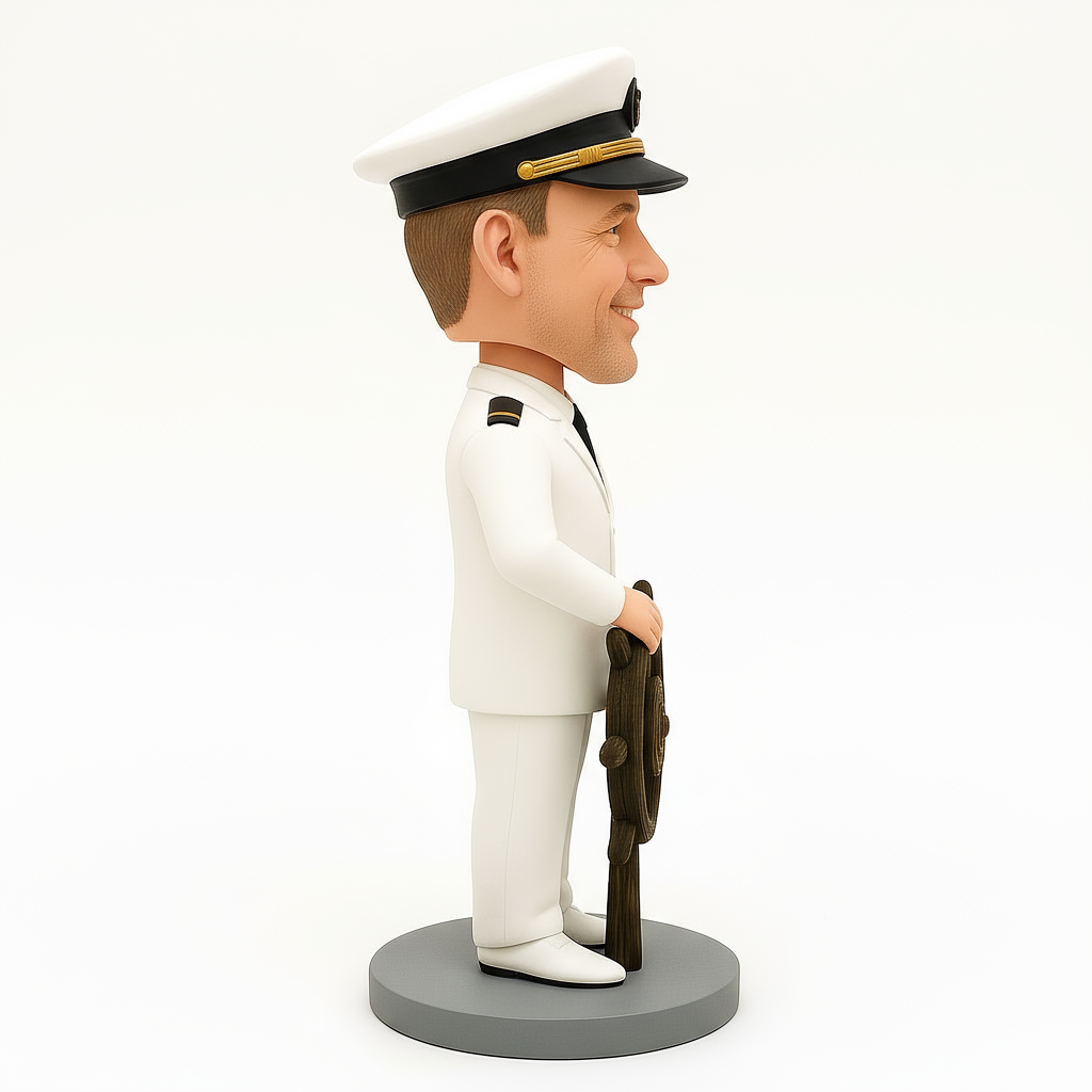 Custom Captain Bobblehead - – Outfit Can Be Customized