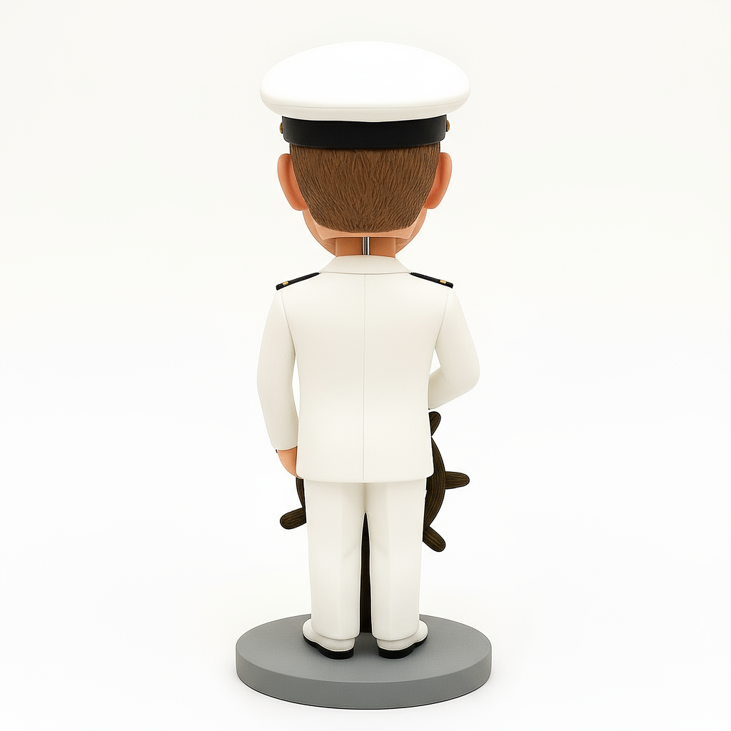 Custom Captain Bobblehead - – Outfit Can Be Customized