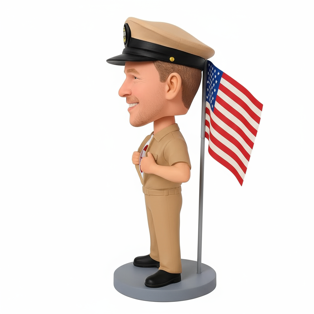 Navy Chief Gifts - Navy Chief Custom Bobbleheads - Navy Uniform Can Be Customized