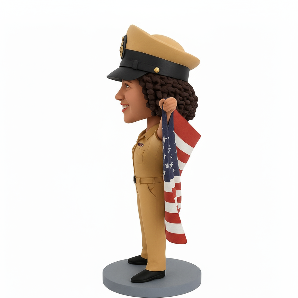 Navy Chief Gift - Female US Navy Chief Custom Bobbleheads