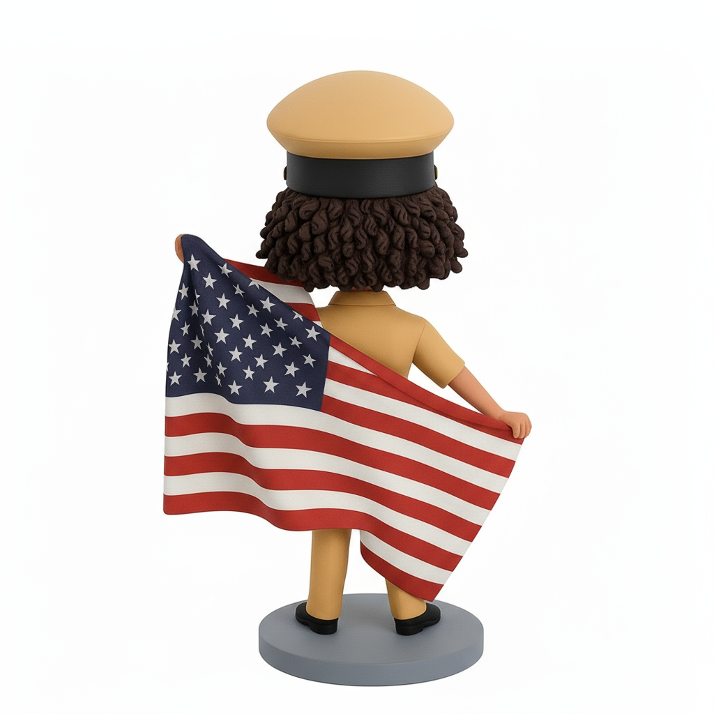 Navy Chief Gift - Female US Navy Chief Custom Bobbleheads