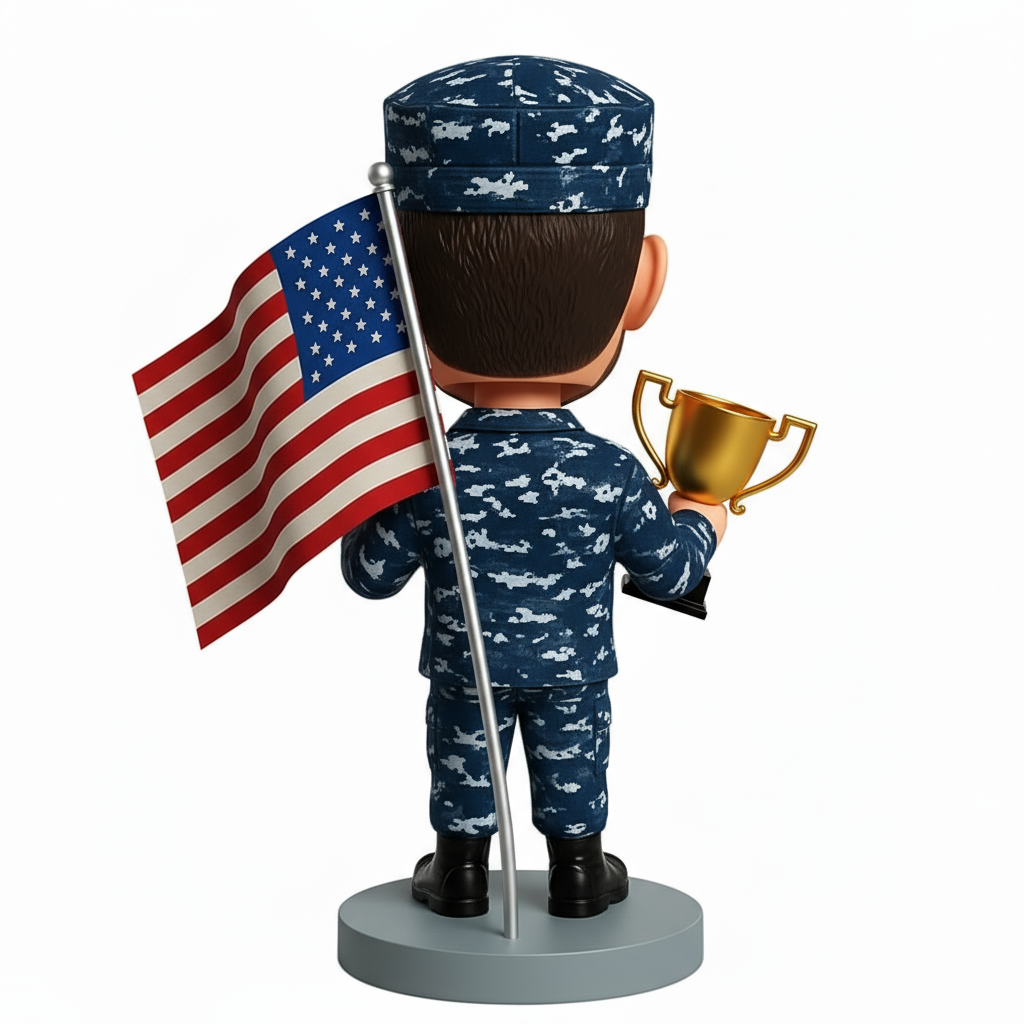 Navy Retirement Gift|Custom Bobbleheads|Navy Uniform Can Be Customized