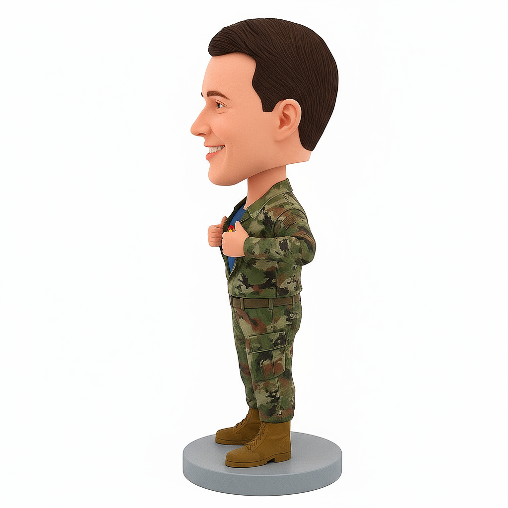 Custom Super Army Bobblehead - Army UniformCan Be Customized