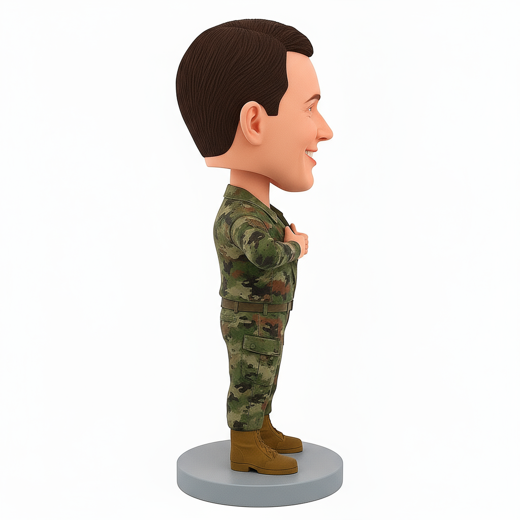 Custom Super Army Bobblehead - Army UniformCan Be Customized