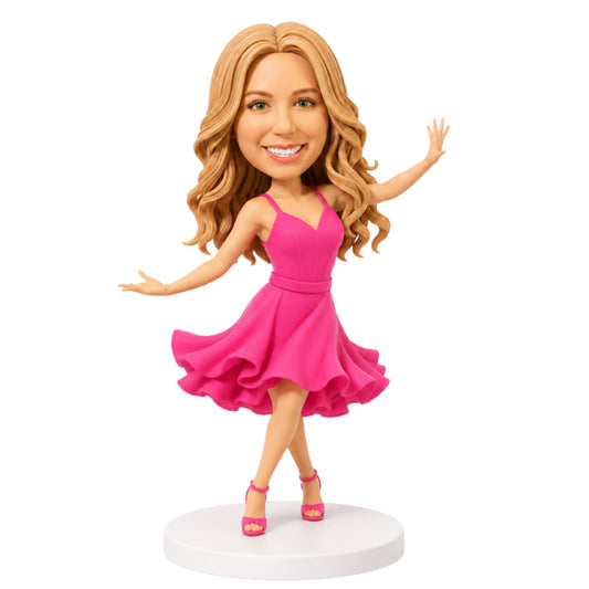 Custom Dancer Bobbleheads – Customizable Dance Attire & Pose