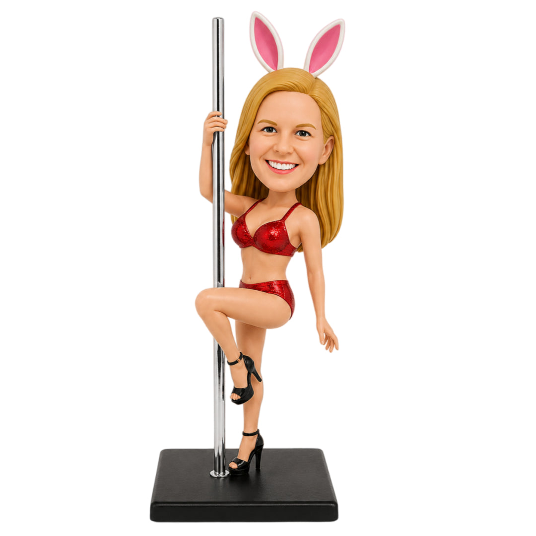 Custom Pole Dancer Bobbleheads – Customizable Outfit & Pose