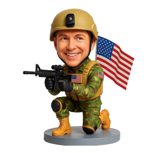 Army Ranger Custom Bobbleheads - Army Uniform Can Be Customized