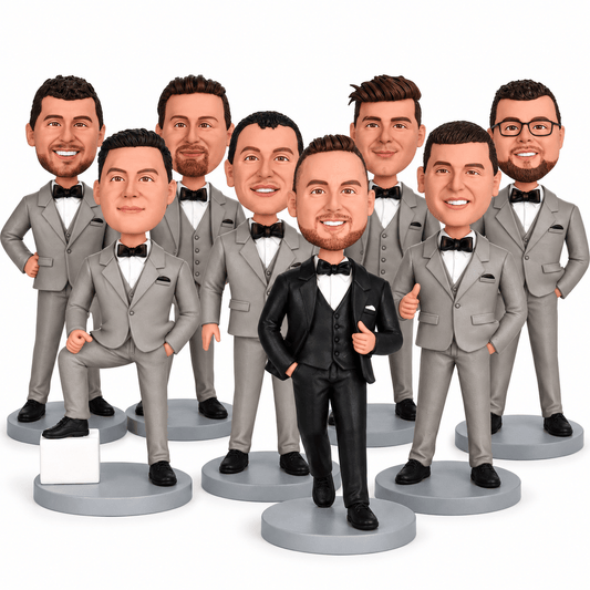 Bulk Custom Bobbleheads - Free Proof – Customizable Outfit & Pose & Company Logo - 100% Satisfaction Guaranteed