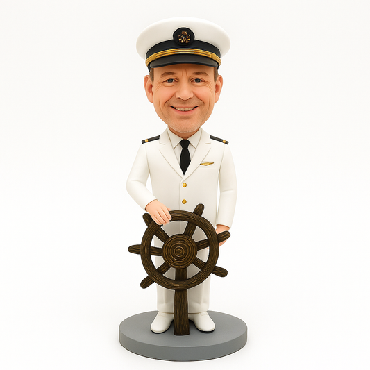 Custom Captain Bobblehead - – Outfit Can Be Customized