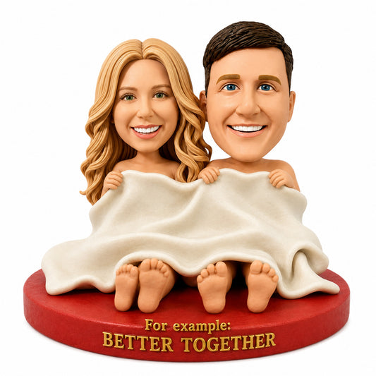Custom Naked Couple Bobbleheads