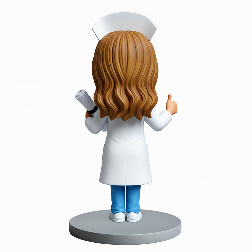 Nurse Graduation Custom Bobbleheads - Perfect Gift for Nurse - Customizable Pose & Outfit