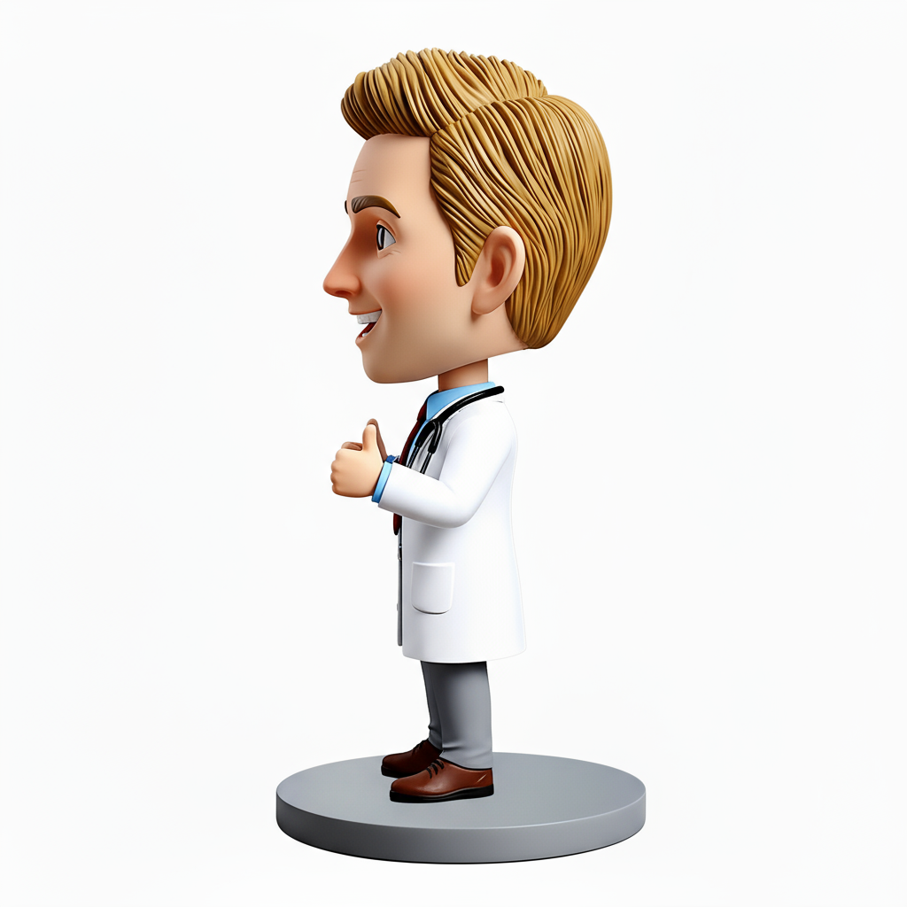 Fully Customizable Doctor Bobblehead | Design Your Own Outfit & Pose