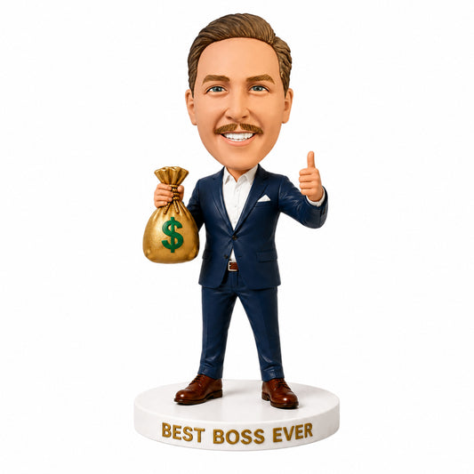 Custom Boss Bobblehead –- Customizable Outfit & Pose