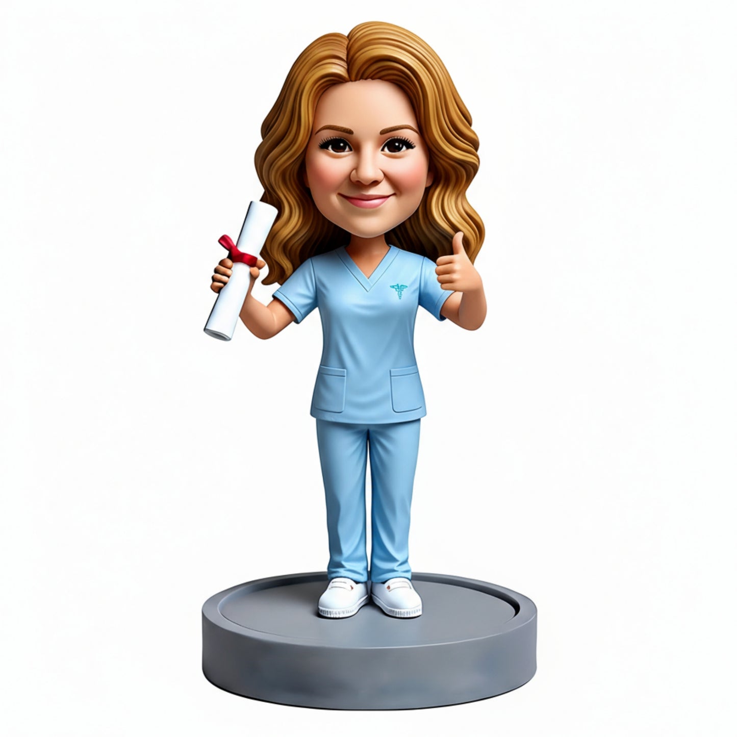 Personalized Nurse Graduation Custom Bobbleheads - Perfect Gift for Nurse - Customizable Pose & Outfit