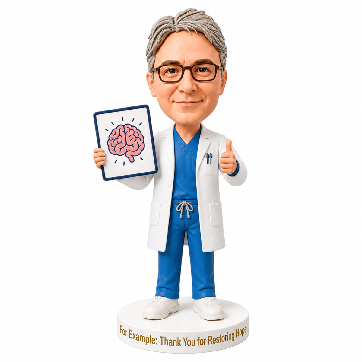 Gifts for Neurosurgeons – Customizable Medical Attire & Pose