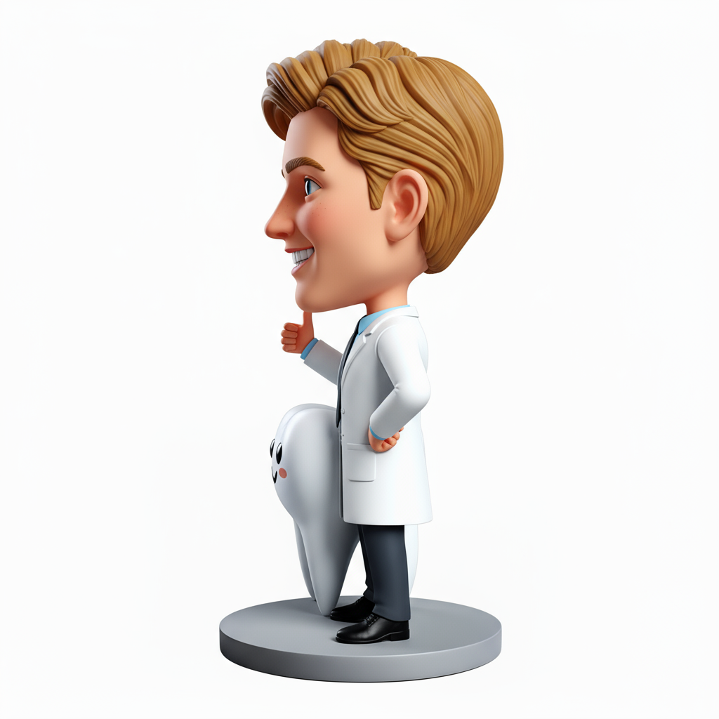 Personalized Dentist Bobbleheads | Perfect Gift for Dentist - Customizable Pose & Outfit