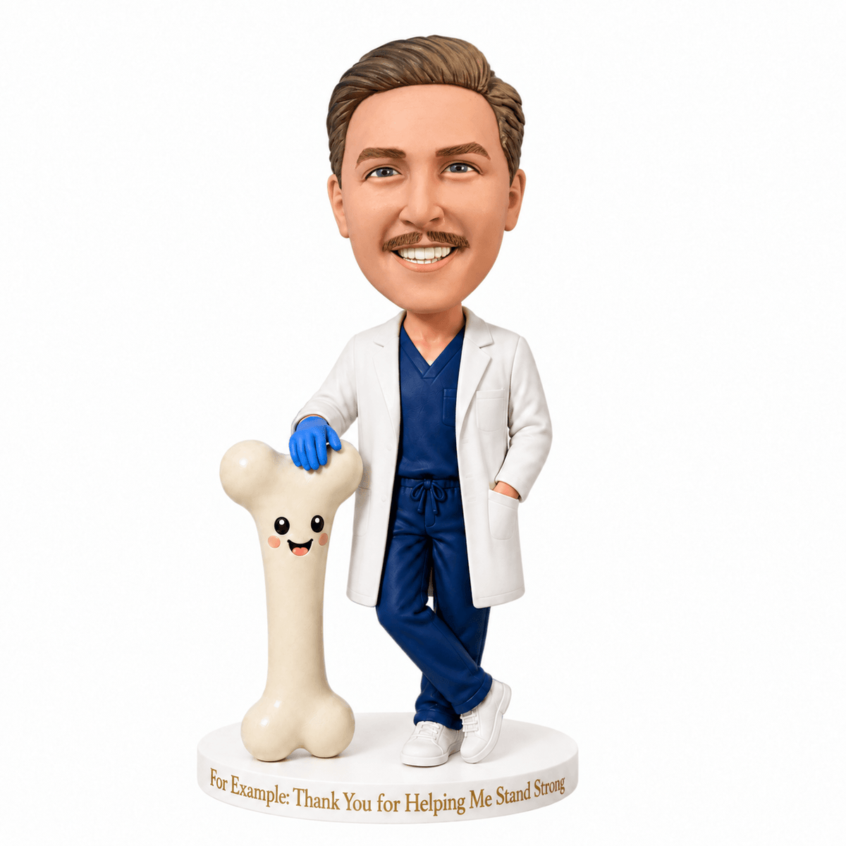 Custom Orthopedic Bobbleheads – Customizable Medical Attire & Pose