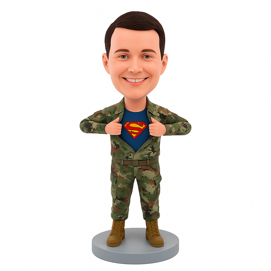Custom Super Army Bobblehead - Army UniformCan Be Customized
