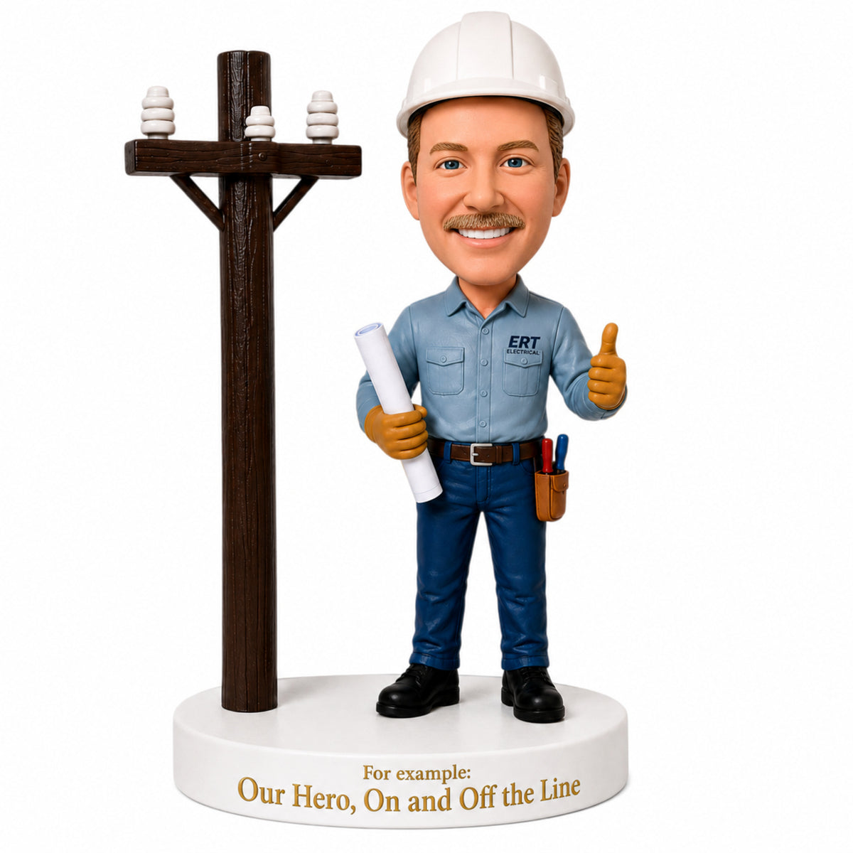 Custom Lineman Bobbleheads – Customizable Outfit & Pose