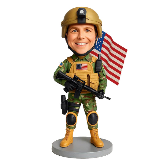 Navy Seal Custom Bobbleheads - Navy Uniform Can Be Customized