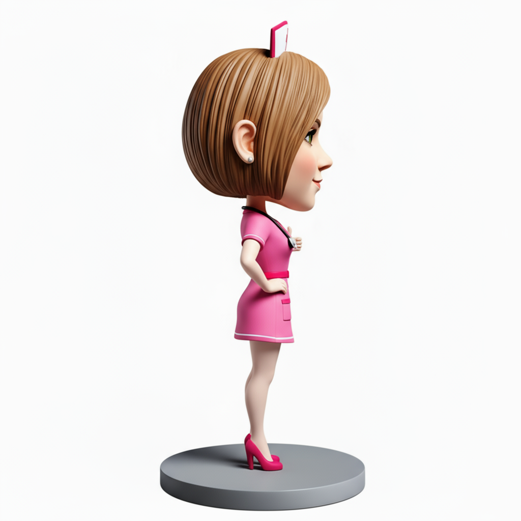 Sexy Female Nurse Custom Bobblehead - Perfect Gift for Nurse - Customizable Pose & Outfit