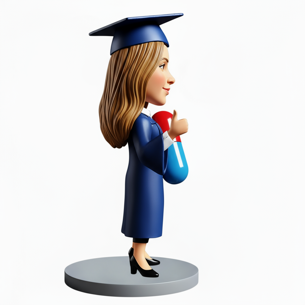 Personalized PharmD Graduation Bobblehead | PharmD Graduation Gifts - Custom Pose & Outfit