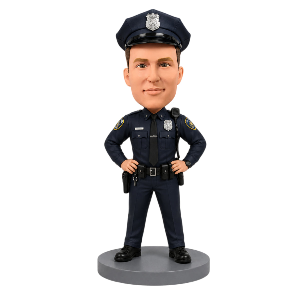 Custom Police Officer Bobblehead –- Customize the Uniform & Pose