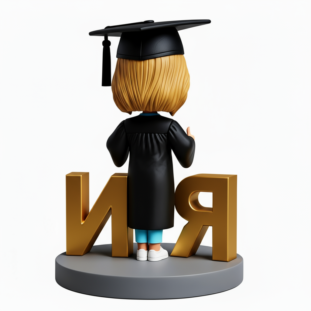 Registered Nurse Graduation Gifts Custom Bobbleheads - Perfect Gift for Nurse - Customizable Pose & Outfit