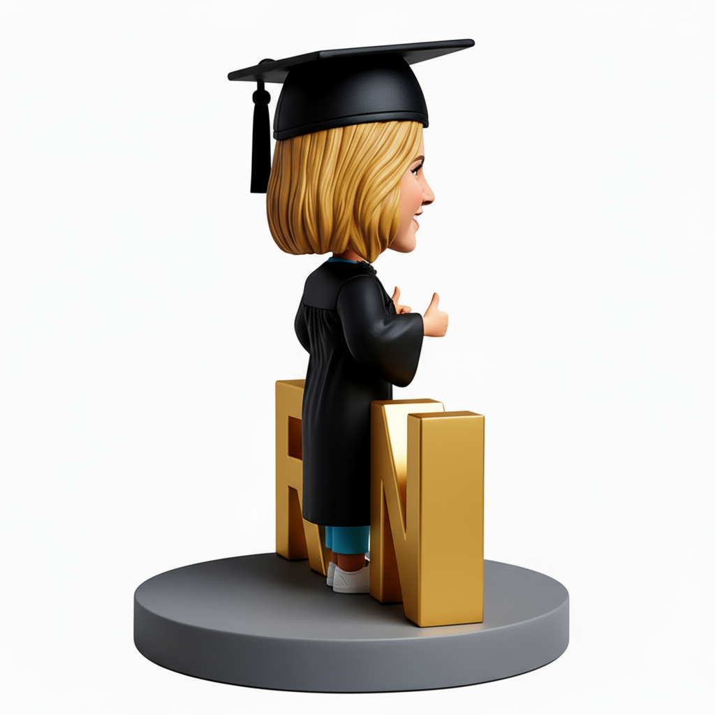 Registered Nurse Graduation Gifts Custom Bobbleheads - Perfect Gift for Nurse - Customizable Pose & Outfit