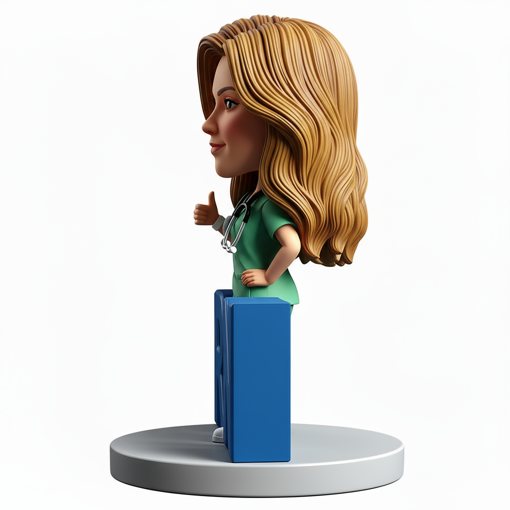 RN Graduation Custom Bobbleheads - Perfect Gift for Nurse - Customizable Pose & Outfit