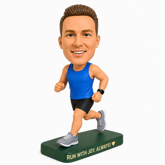 Custom Runner Bobbleheads – Customizable Outfit & Pose