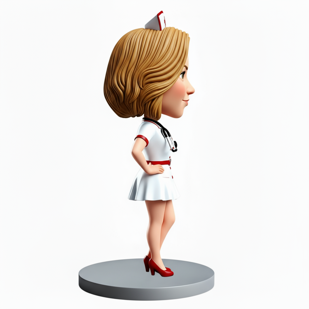 Sexy Female Nurse Custom Bobbleheads - Perfect Gift for Nurse - Customizable Pose & Outfit
