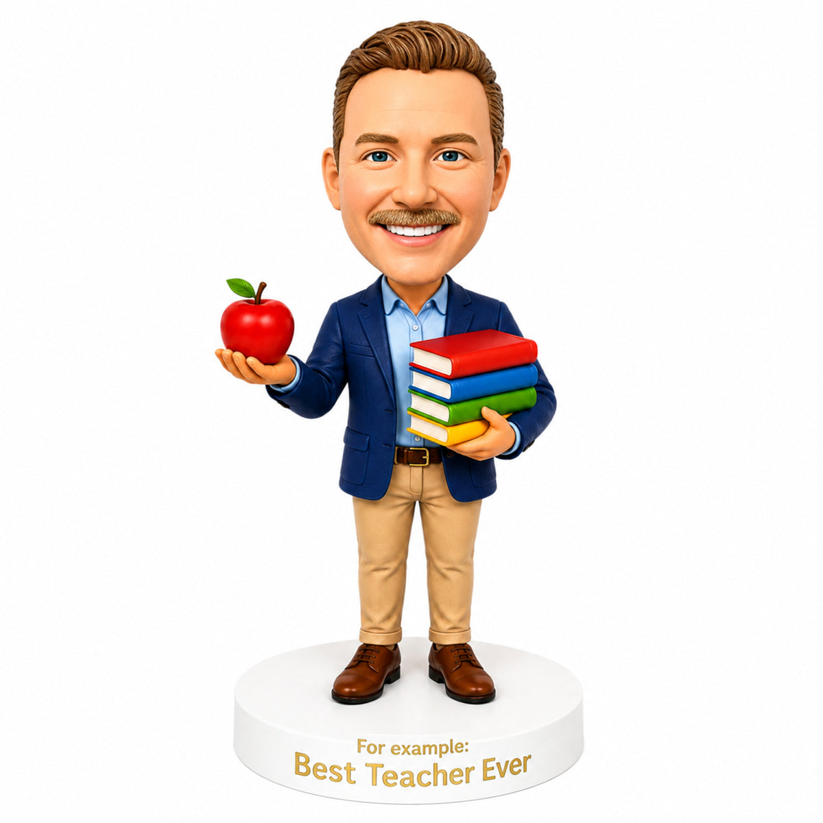 Custom Teacher Bobbleheads –-- Customizable Outfit & Pose